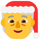 🧑‍🎄 Santa Emoji par Microsoft