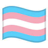 🏳️‍⚧️ Transgender-Flagge Emoji von Google