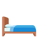 🛏️ Кровать, смайлик от Google