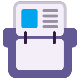 📇 Card Index, Emoji by Microsoft