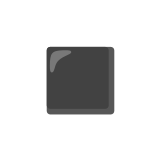 ◾ Black Medium-Small Square, Emoji by Google
