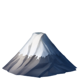 🗻 Mount Fuji, Emoji by Apple