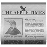 📰 Газета, смайлик от Apple