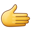 🫱 Rightwards Hand, Emoji by Samsung
