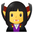 🧛‍♀️ Weiblicher Vampir Emoji von Samsung