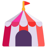 🎪 Circus Tent, Emoji by Microsoft