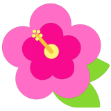 🌺 Hibiscus, Emoji by Microsoft