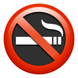 🚭 Курение Запрещено, смайлик от Apple