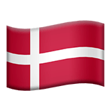 🇩🇰 Флаг: Дания, смайлик от Apple