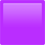 🟪 Purple Square, Emoji by Apple