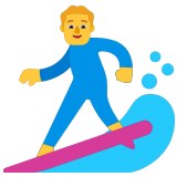 🏄‍♂️ Surfer Emoji von Microsoft