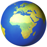 🌍 Globus Mit Europa Und Afrika Emoji von Apple