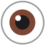 👁️ Auge Emoji von Microsoft