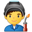 👨‍🏭 Fabrikarbeiter Emoji von Samsung