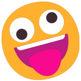 🤪 Irres Gesicht Emoji von Microsoft