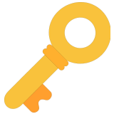 🗝️ Alter Schlüssel Emoji von Microsoft