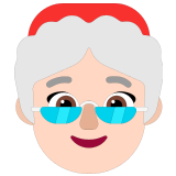 🤶🏻 Mrs. Claus: Light Skin Tone, Emoji by Microsoft