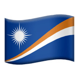 🇲🇭 Flagge: Marshallinseln Emoji von Apple