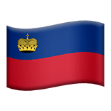 🇱🇮 Drapeau : Liechtenstein Emoji par Apple