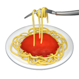 🍝 Спагетти, смайлик от Apple