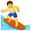 🏄‍♂️ Surfer Emoji von Samsung