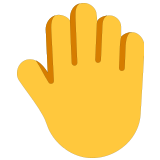🤚 Erhobene Hand Von Hinten Emoji von Microsoft