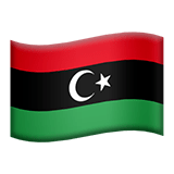 🇱🇾 Флаг: Ливия, смайлик от Apple