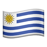 🇺🇾 Флаг: Уругвай, смайлик от Apple