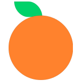 🍊 Tangerine, Emoji by Microsoft