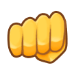 👊 Geballte Faust Emoji von Samsung