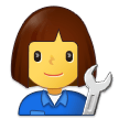 👩‍🔧 Mechanikerin Emoji von Samsung