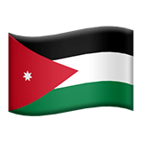 🇯🇴 Flagge: Jordanien Emoji von Apple