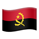 🇦🇴 Drapeau : Angola Emoji par Apple