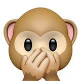 🙊 Speak-No-Evil Monkey, Emoji by Apple