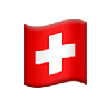 🇨🇭 Flagge: Schweiz Emoji von Apple