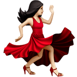 💃🏻 Woman Dancing: Light Skin Tone, Emoji by Apple