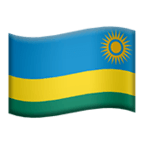 🇷🇼 Drapeau : Rwanda Emoji par Microsoft
