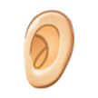 👂🏻 Ear: Light Skin Tone, Emoji by Samsung