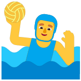 🤽‍♂️ Мужчина Играет в Водное Поло, смайлик от Microsoft