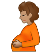 🫄🏽 Pregnant Person: Medium Skin Tone, Emoji by Samsung