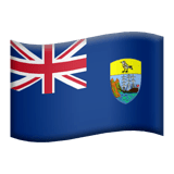 🇸🇭 Flagge: St. Helena Emoji von Apple