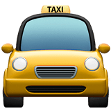 🚖 Vorderansicht Taxi Emoji von Apple