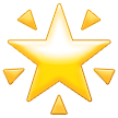 🌟 Funkelnder Stern Emoji von Samsung