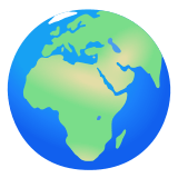 🌍 Globus Mit Europa Und Afrika Emoji von Google