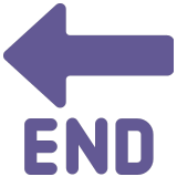 🔚 End-Pfeil Emoji von Microsoft