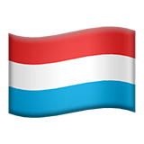 🇱🇺 Flagge: Luxemburg Emoji von Apple