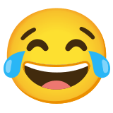 😂 Visage Riant Aux Larmes Emoji par Google
