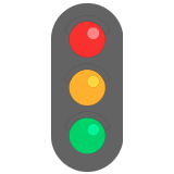 🚦 Vertikale Verkehrsampel Emoji von Microsoft