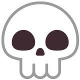 💀 Skull, Emoji by Microsoft