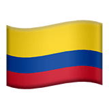 🇨🇴 Флаг: Колумбия, смайлик от Apple